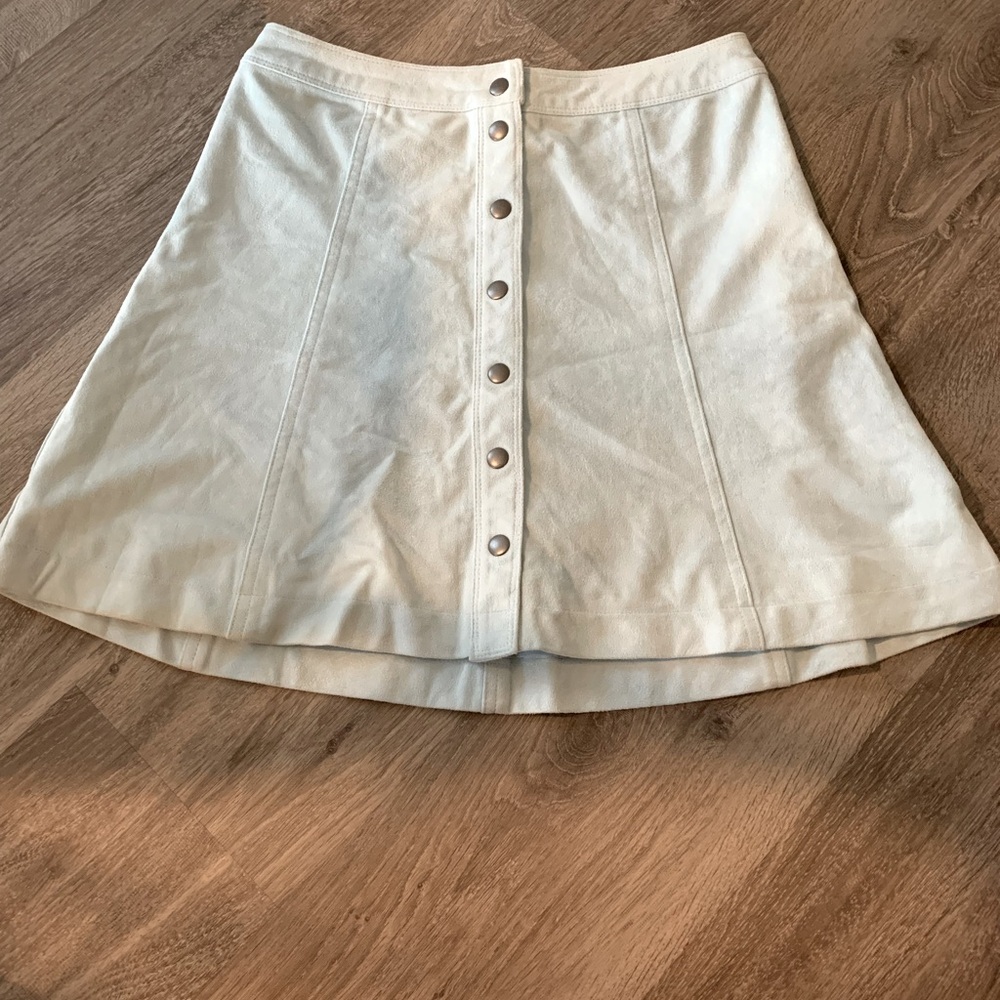 Abercrombie and Fitch Light Blue Velvet Skirt